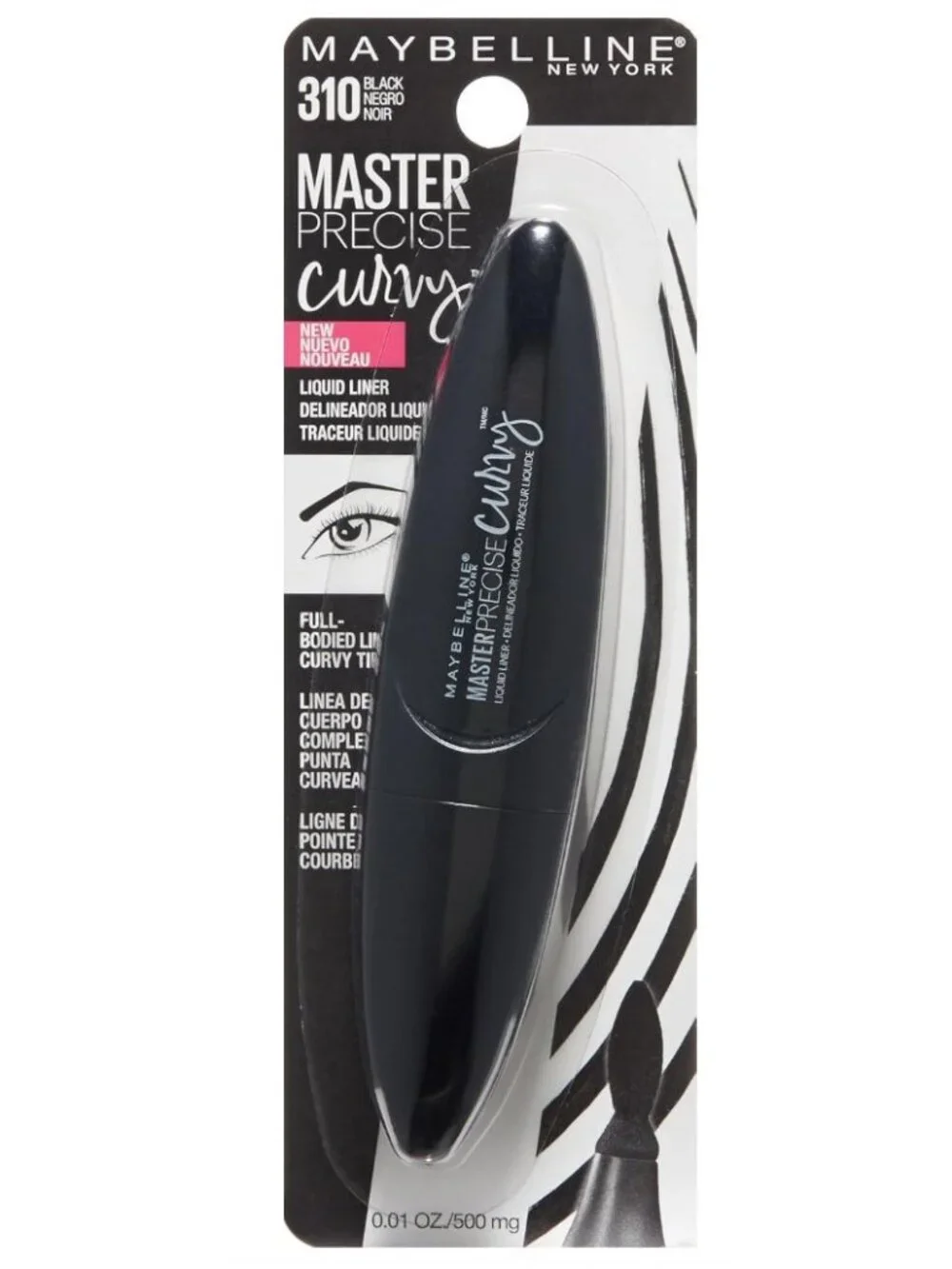 Maybelline Master Precise Curvy Liquid Liner - 310 Black